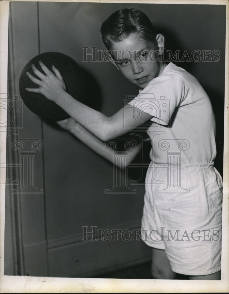 1950 Press Photo Robert Behling star student of Orchard School-Historic Images