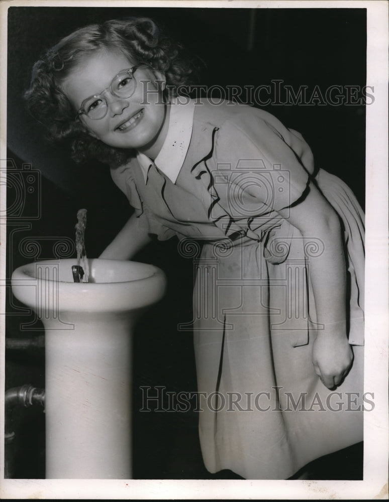 1950 Betty Fort at Corlett school in Cleveland Ohio - Historic Images
