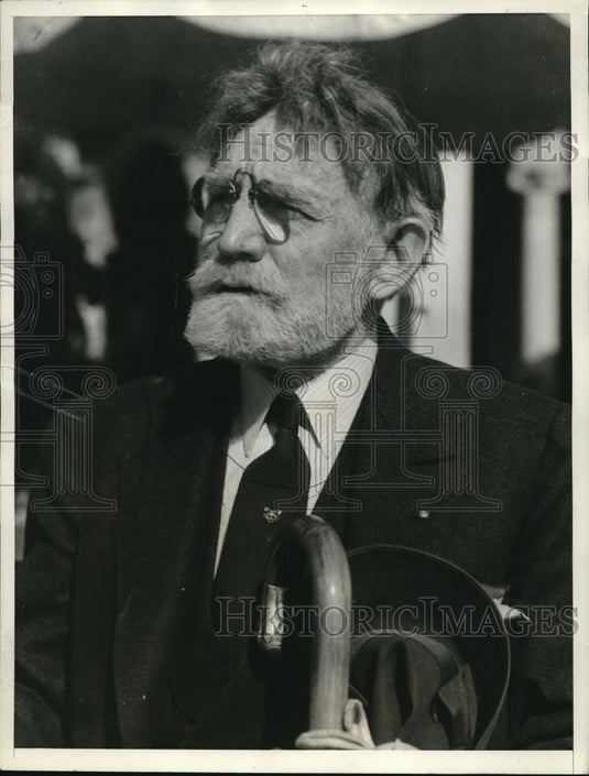 1935 Press Photo Sen. James Hamilton Lewis of Illinois at Miami Biltmore Hotel - Historic Images