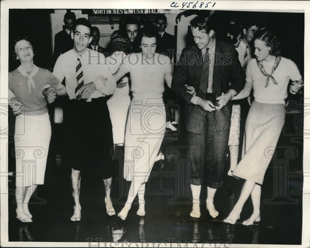 1938 Press Photo Chattanooga TN ,Hilda& Phylis Whitaker Milton Ochs.BA Bryan dance - Historic Images