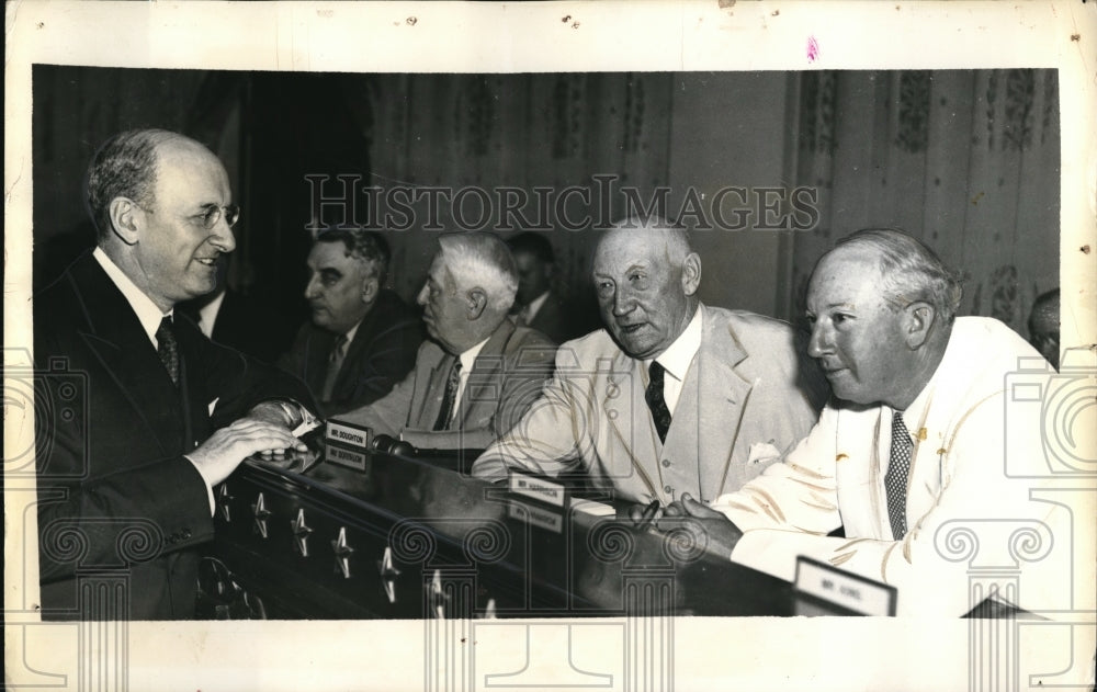 1937 DC Treas Sec Henry Morgenthau Jr,Rbt Doughton, - Historic Images