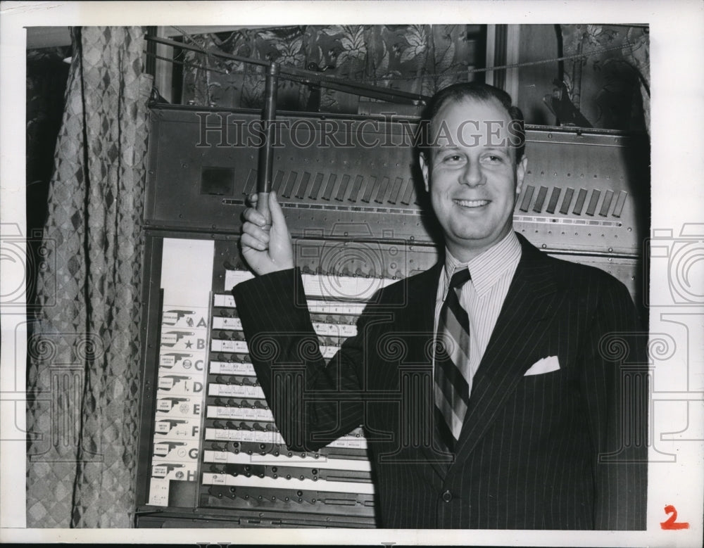 1941 Press Photo NYC city council president Newbold Morris - Historic Images