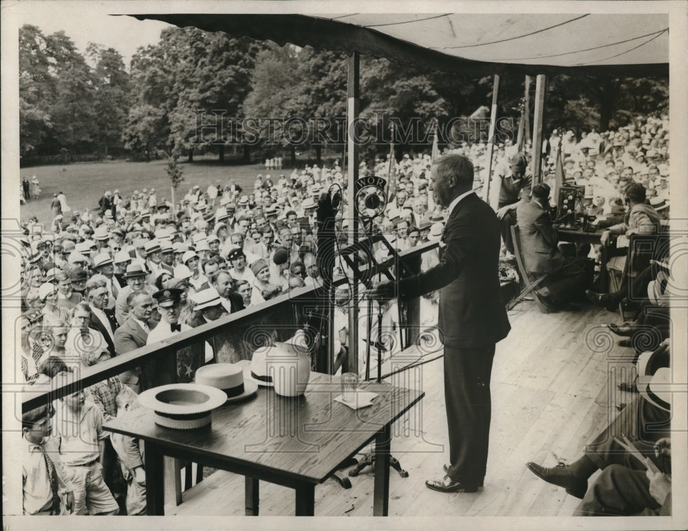 1932 Press Photo Gov. Harry Moore - Historic Images