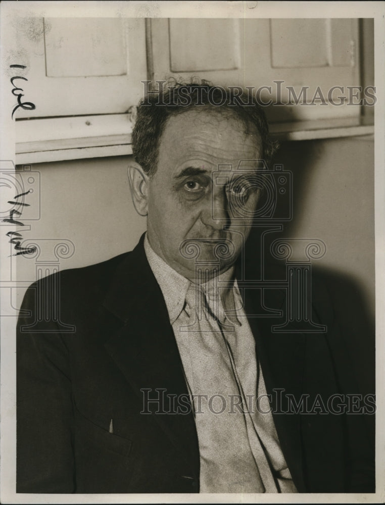 1934 Press Photo William Harmon guard at Warrensville jail - Historic Images