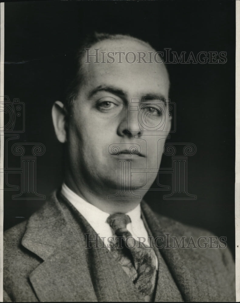 1927 Press Photo Rabbi Jars G Hiller of Cinncinati - Historic Images