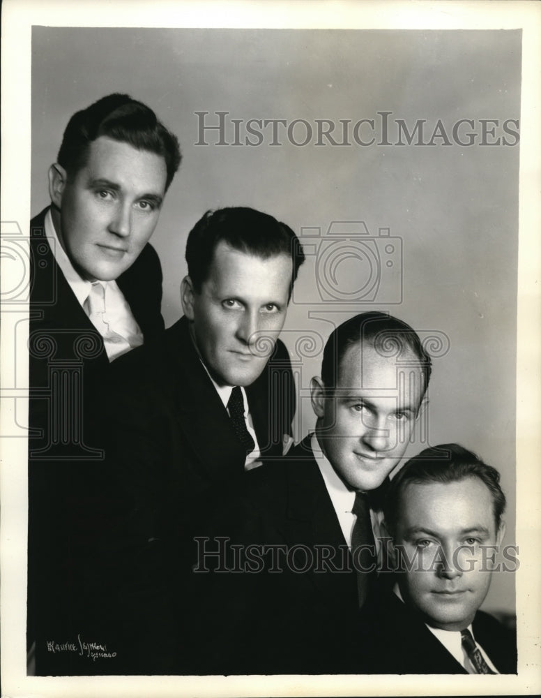 1934 Press Photo Sinclair Minstrels - Historic Images