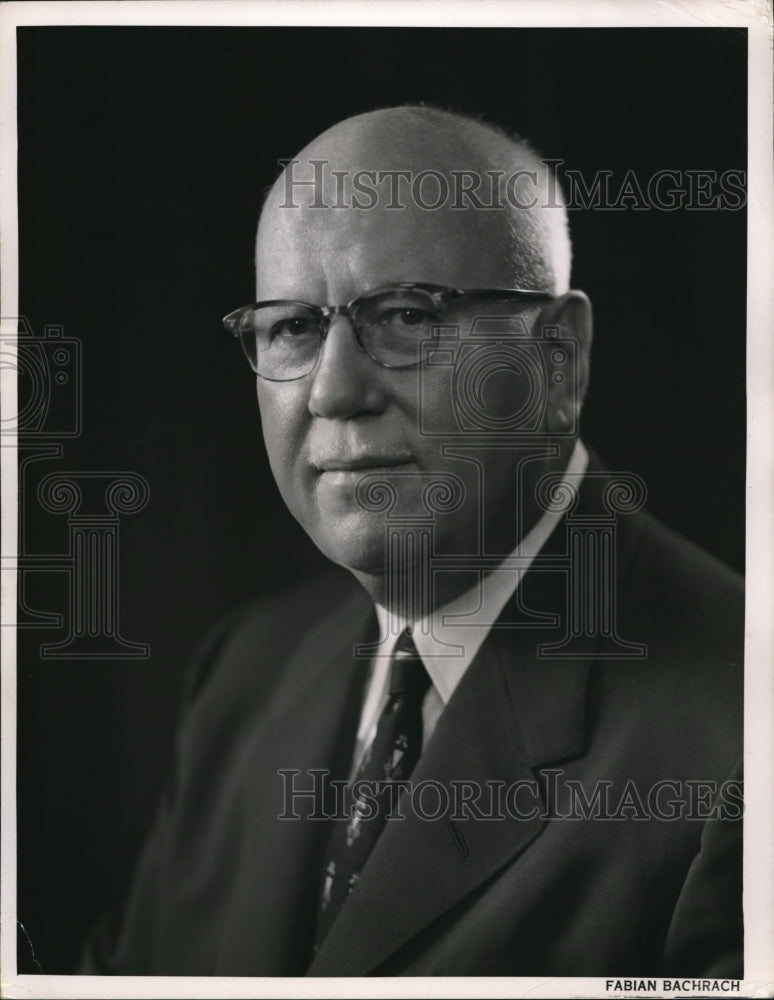 1955 Press Photo Mr Miller Adams - Historic Images