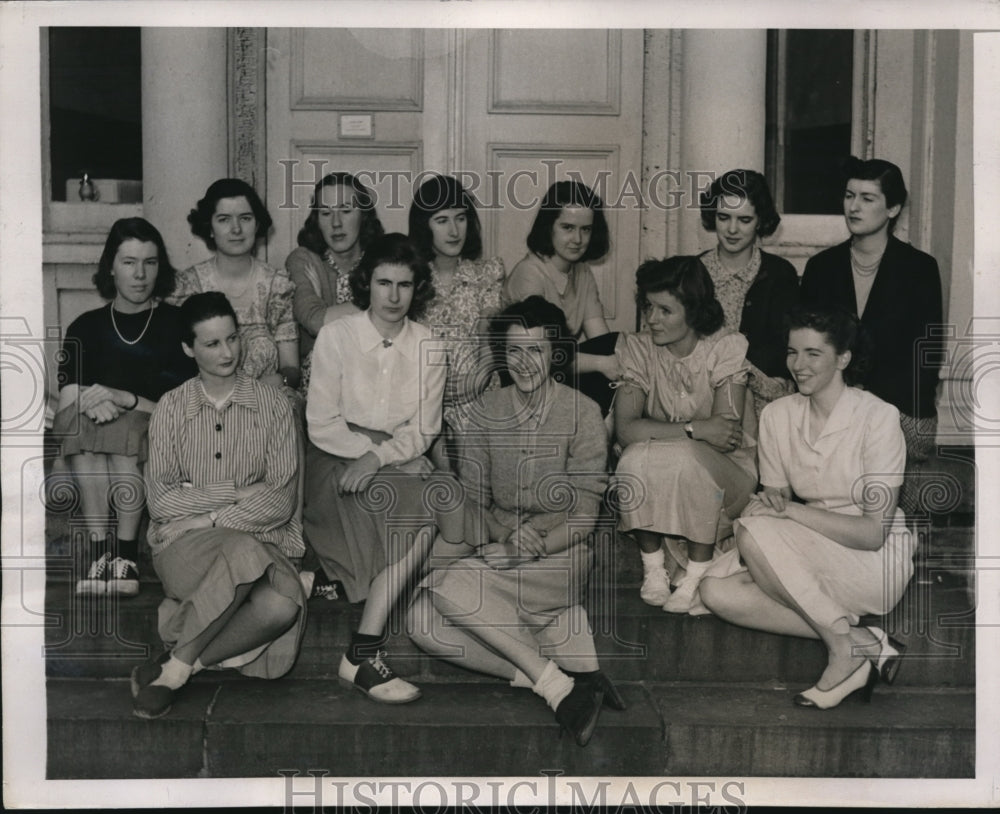 1939 Press Photo Poughkeepsie NYVassar College Daphne Morgan,V Vondermuhlin - Historic Images