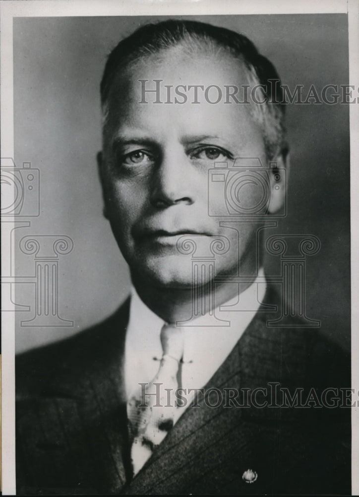 1939 Press Photo Chicago Ill. Bennett O Knudson pres of Kiwanis Intnl - Historic Images