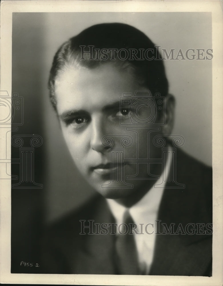 1929 Press Photo Hugh Leland in Paramount The Legion of the Condemeed - Historic Images