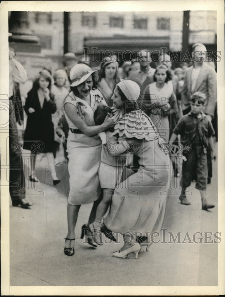 1933 Press Photo Helen Lehrer battles for her son, Saunders Weltman&#39;s custody-Historic Images