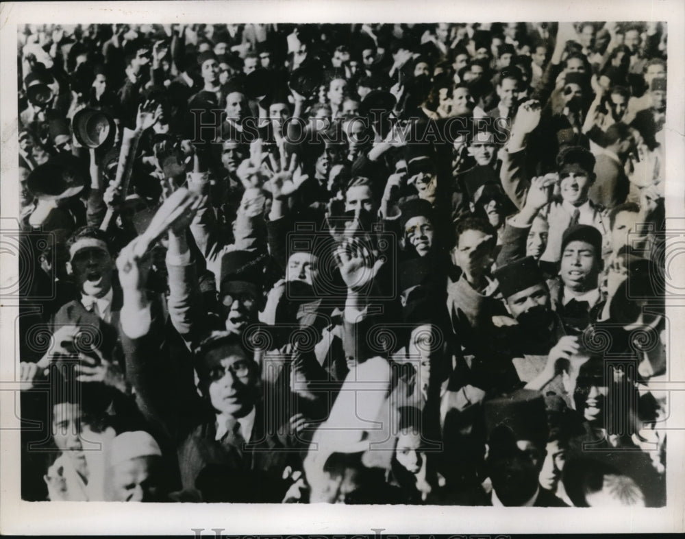 1935 Press Photo Cairo Rioted Against British - Historic Images