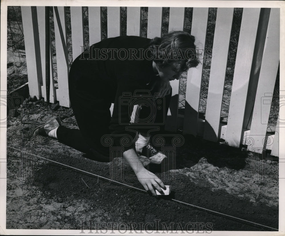 1954 Press Photo Gardening - Historic Images