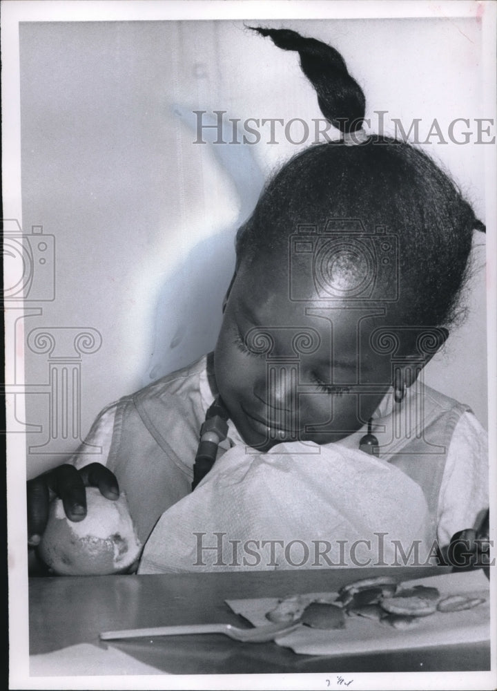 1967 Press Photo Diane Robinson age 5 of Cleveland Ohio - Historic Images