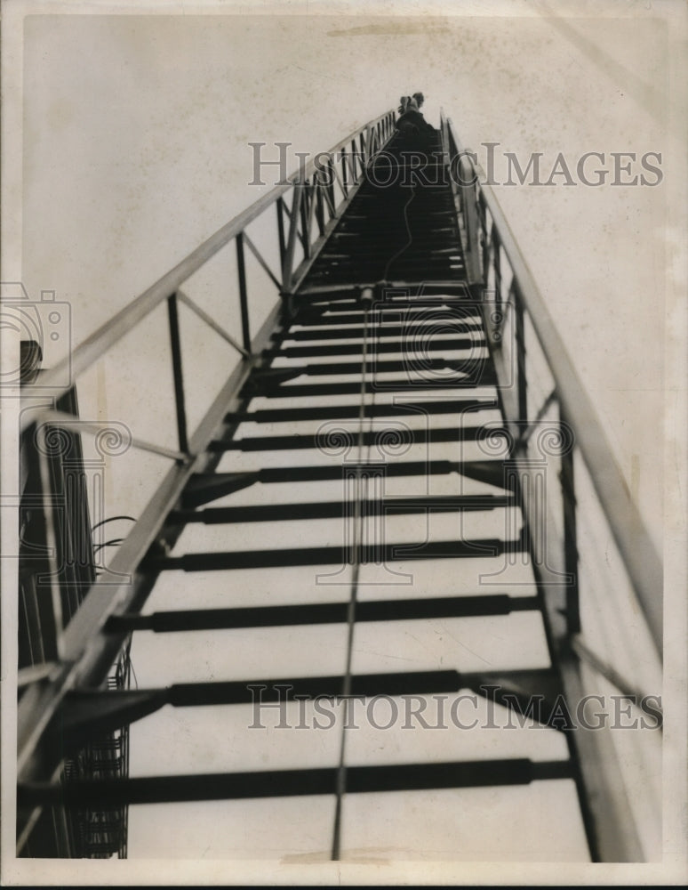 1947 Press Photo Hook and Ladder Company of the Fire Department - nec89968 - Historic Images