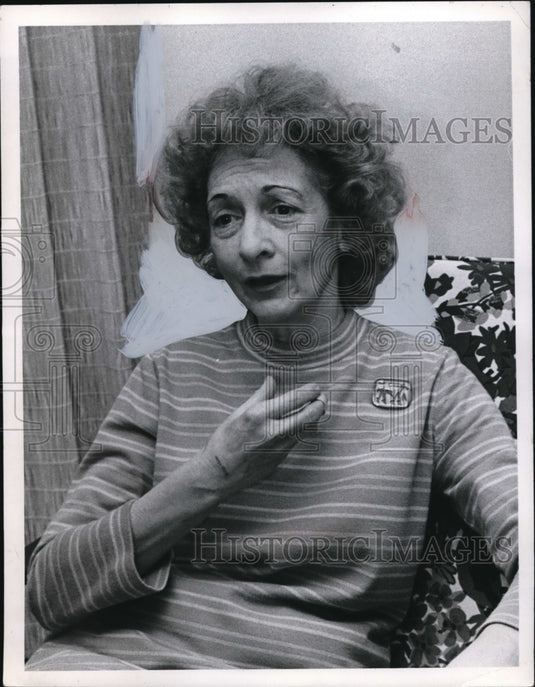 Press Photo Mrs Edris Eckhardt - Historic Images