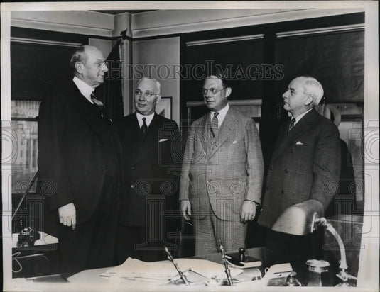 1934 Press Photo Non Partisian Board of Advisers meet-Historic Images