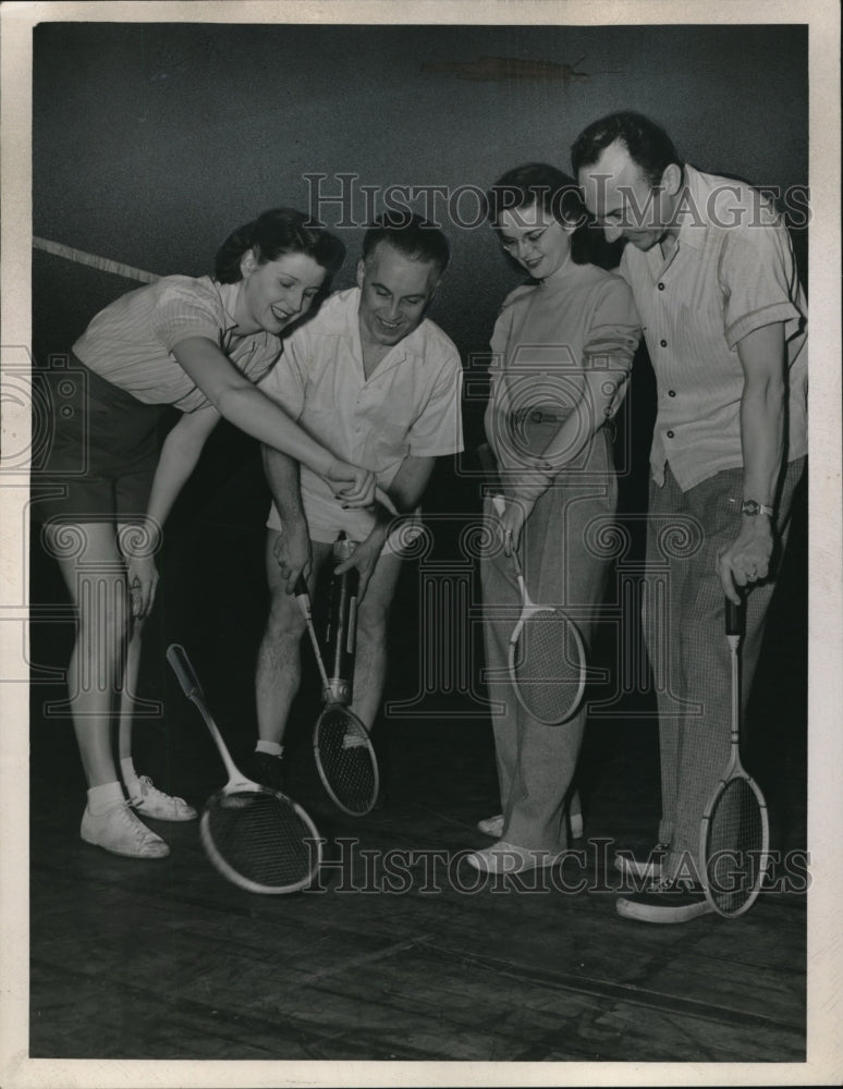 1947 Miss Diane Saub, Wener Sauver, Mrs Chas Smith &amp; Mrs Chas Smith - Historic Images