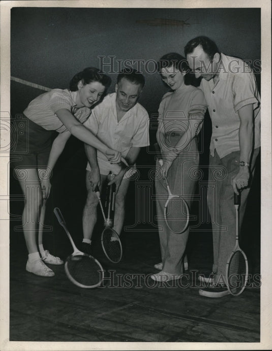 1947 Miss Diane Saub, Wener Sauver, Mrs Chas Smith & Mrs Chas Smith - Historic Images