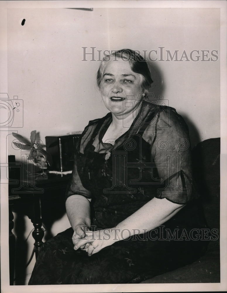 1937 Press Photo Mrs. Samuel Ehrentreu Women Juror Foreman Manhattan Supreme Ct - Historic Images