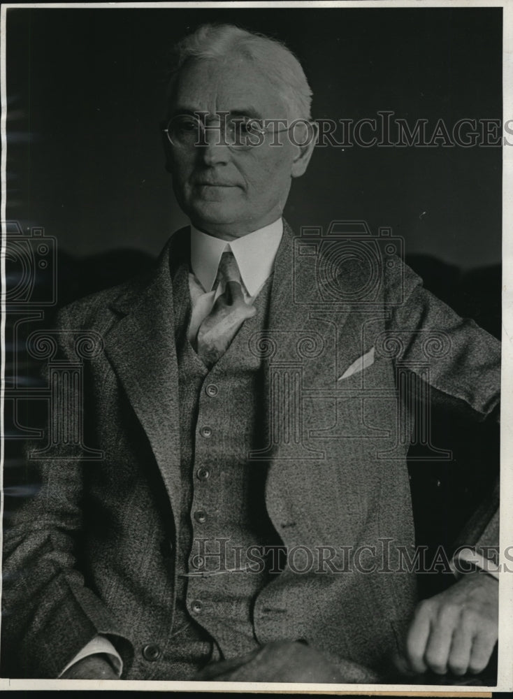 1932 Press Photo Rev. EE Wall denies girl case charge - Historic Images