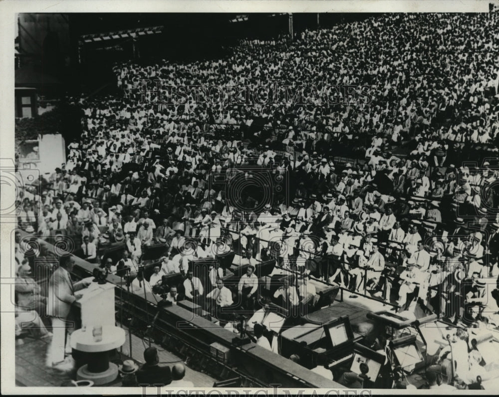 1933 Gen. Hugh Johnson opens St. Louis NRA drive - Historic Images