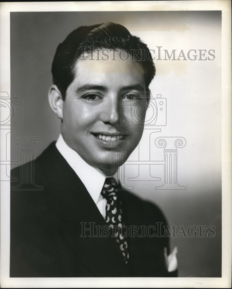 1944 Press Photo Andy Russell, Vocalist with NBC&#39;s Show - Historic Images