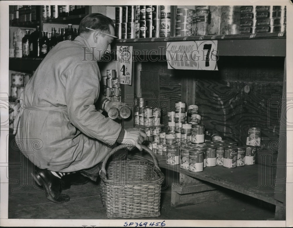 1936 Press Photo San Francisco food shortage due to strike - Historic Images