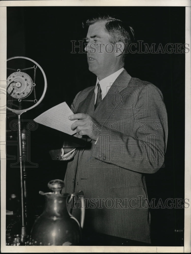 1934 Press Photo Sec of Agriculture Henry A Wallace in Wash DC - Historic Images