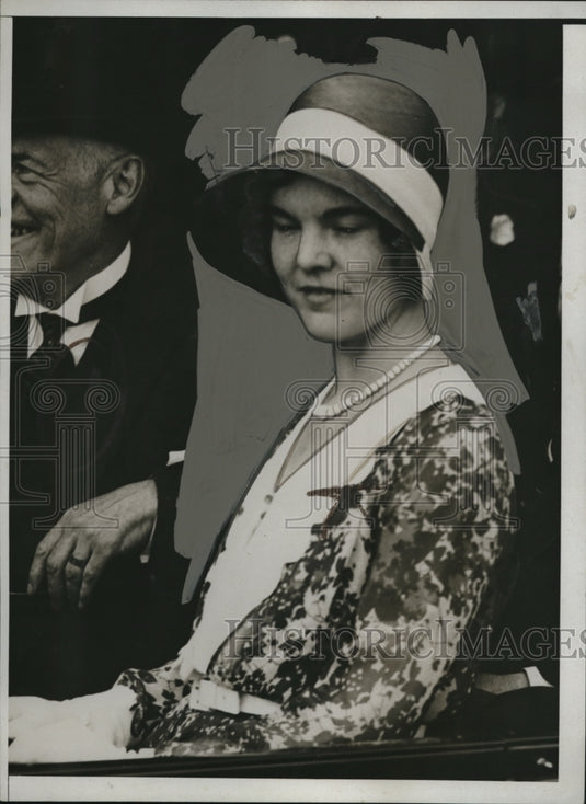 1934 Press Photo Mary L White Ohio governor's daughter - Historic Images