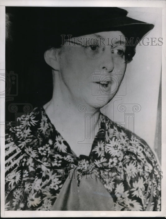 1937 Press Photo Mrs. Adele McHenry & son James, Jr. found dead in Ann Arbor - Historic Images