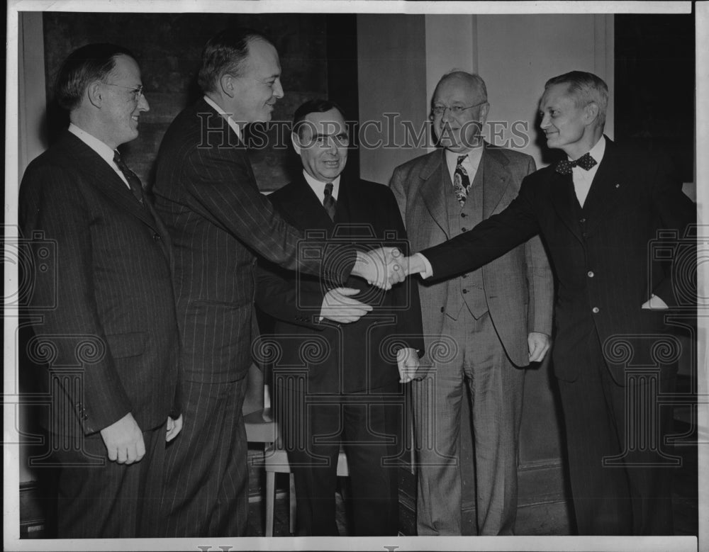 1945 Press Photo Washington DC Stassen addresses GOP - Historic Images