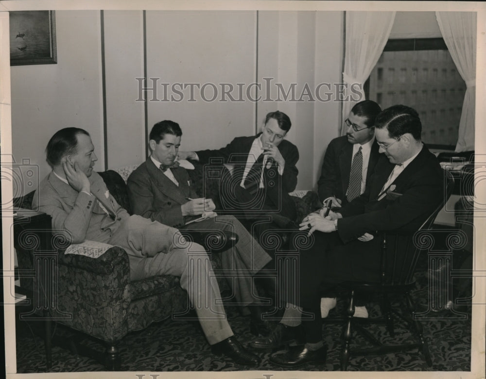 1940 Press Photo Philadelphia Pa Govenor Harold Stassen convention key speaker - Historic Images