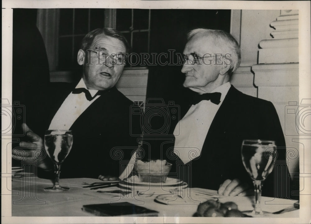 1938 Press Photo Richmond Va Dr Jacob Kingsley Shaw &amp; Dr Liberty Hyde Bailey - Historic Images