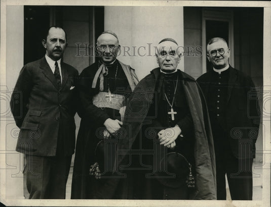 1926 Press Photo John Cardinal Csernoch in wasington guest of Hungarian Minister - Historic Images