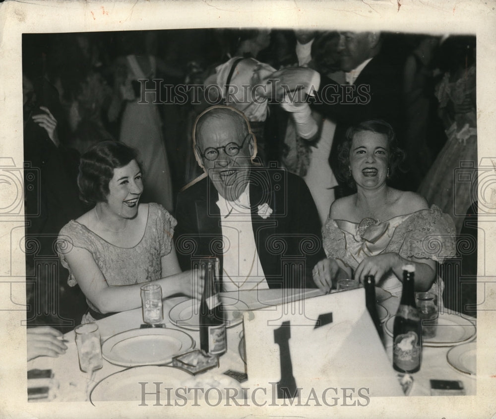 1932 Press Photo Governor White, Mrs Dudley and Mrs JT Lewis - Historic Images