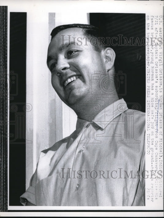 1961 Astronaut Virgil Grissom younger brother Norman - Historic Images