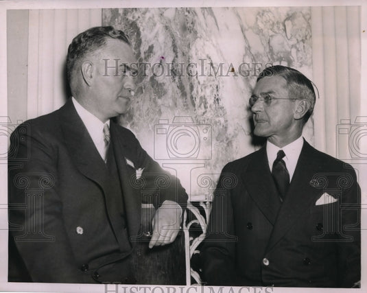 1936 Press Photo President General Mills Harry Hullis Charles Hook - Historic Images