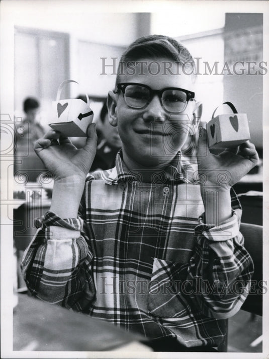 1960 James Marston is a happy kid from Warrensville School - Historic Images