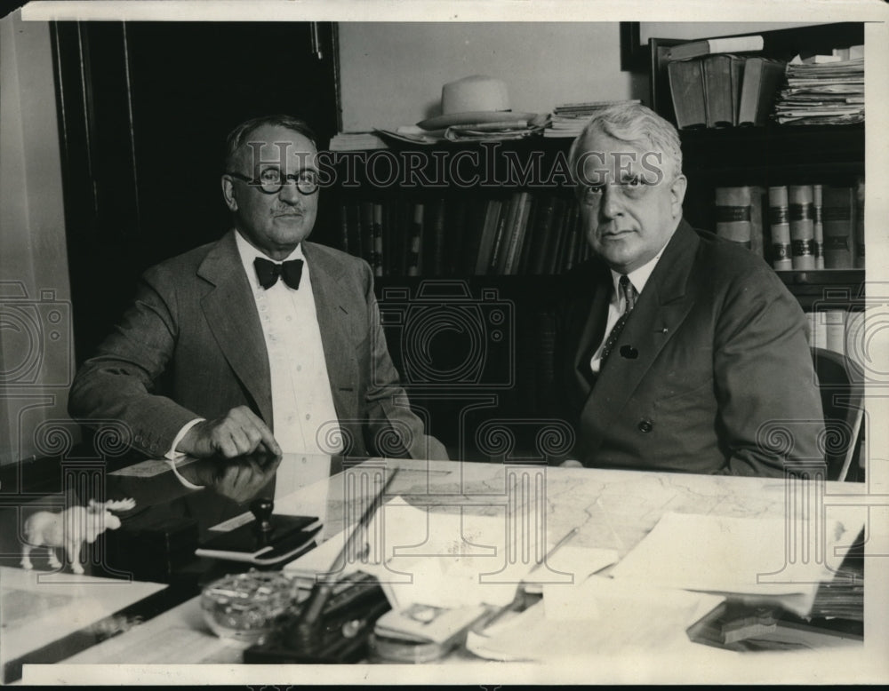 1929 TE Mitten pres of Phila Rapid Transit & James J Davis in DC - Historic Images