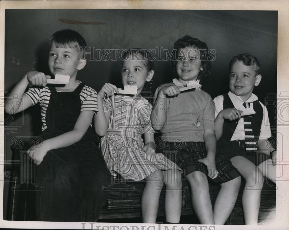 1947 Press Photo Buchanan, Rosul, Sommersheild and Dustin are McKinley students - Historic Images