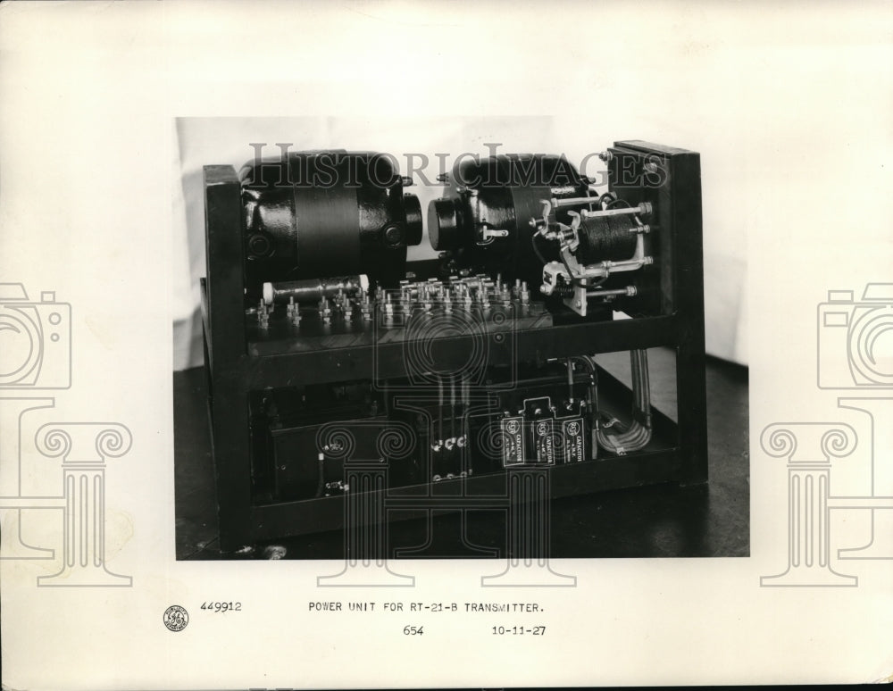 1957 Press Photo power unit for RT-21-B Transmitter - Historic Images