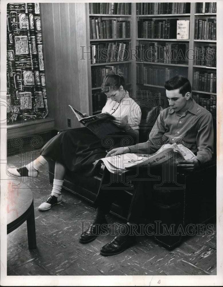 1953 Katherine Pieh and Bob Takach pupils of Orange School - Historic Images