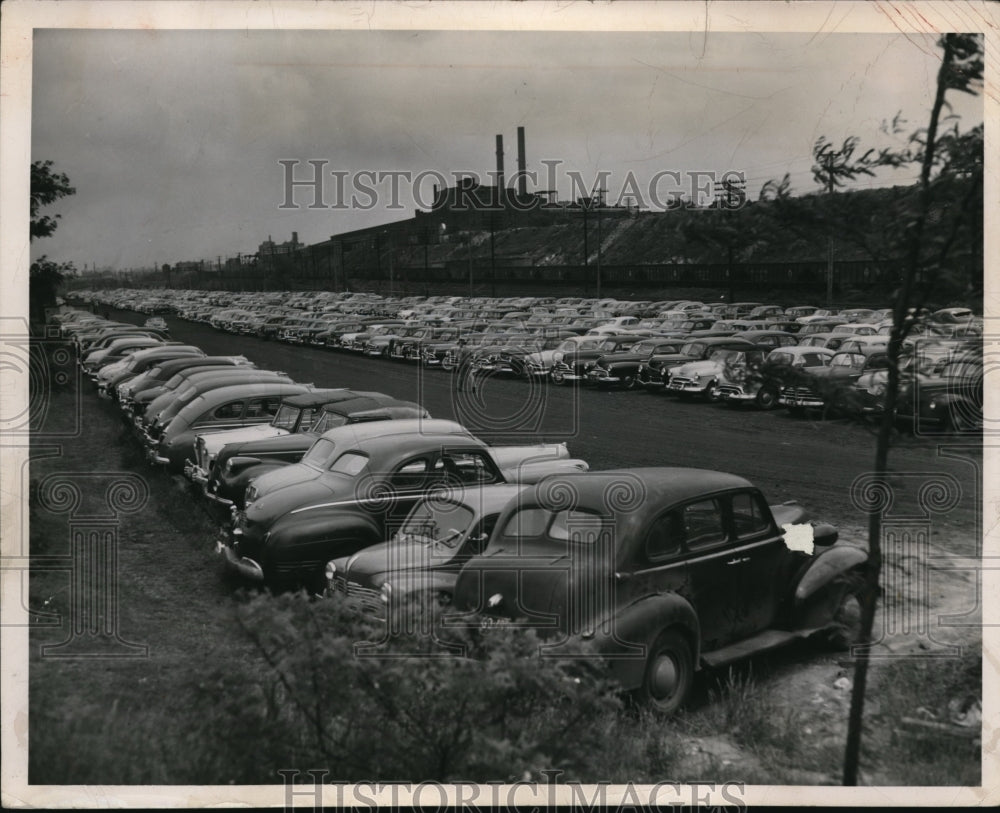 1951 Press Photo Muny Parking Lot - Historic Images