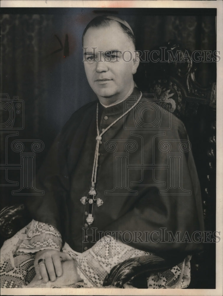 1958 Press Photo His Excellency the Archbishop of Detroit, John Dearden - Historic Images