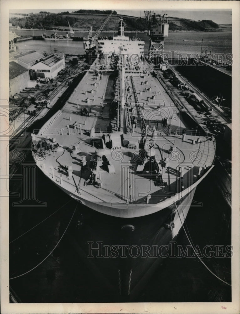 1963 Press Photo British Marine, English tanker - Historic Images