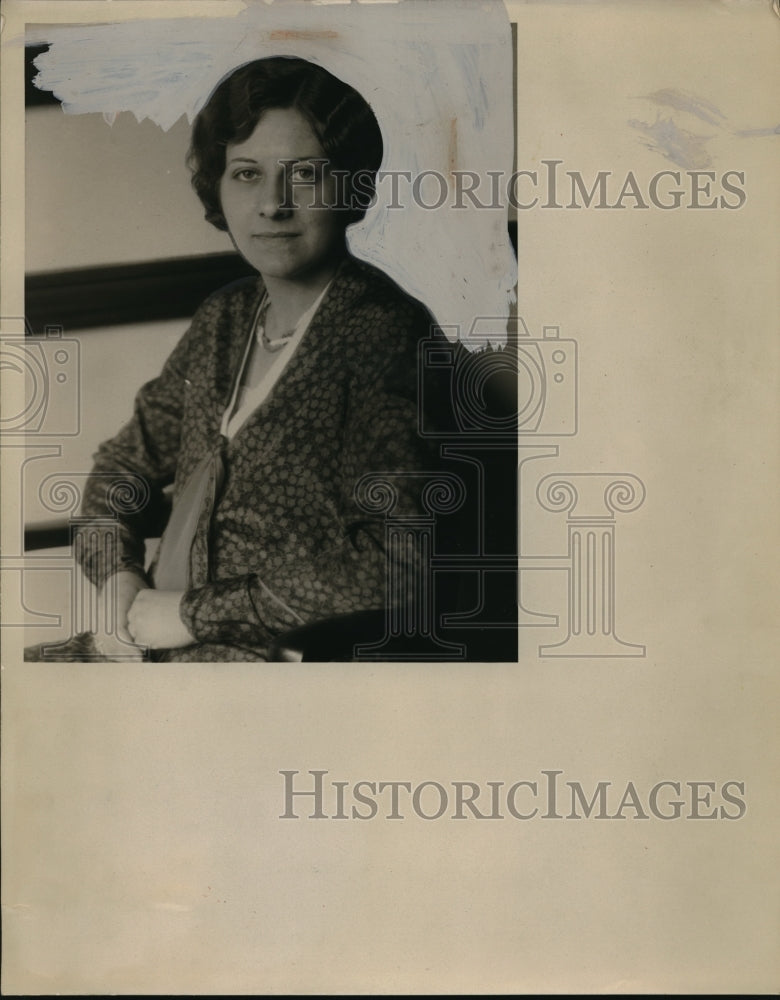 1930 Media Photo Josephine Carroll Recommends Vacation For Business Persons - Historic Images