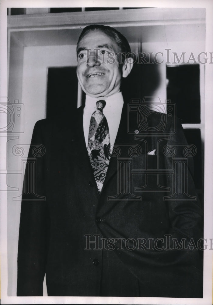1952 Press Photo New Atty Gen Judge James McGranery at White House for meeting - Historic Images