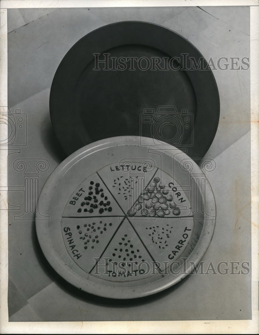 1945 Press Photo Blotting paper test & ssed to sprout - Historic Images