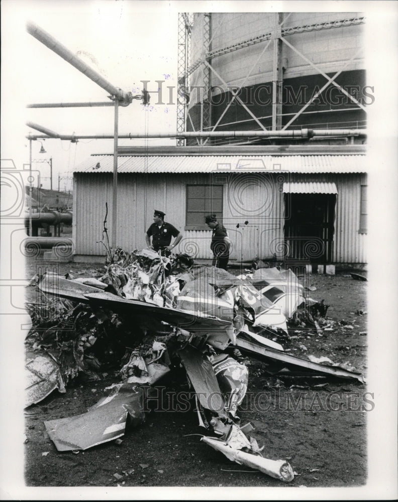 1965 Media Photo Jersey Plane Wreckage Ned Allen Binghamton New York - Historic Images